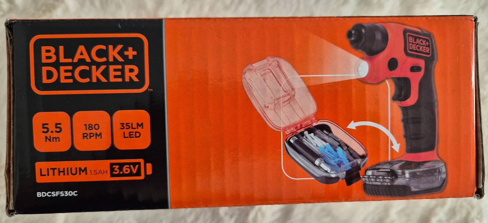 Screwdriver with integrated lighting + 31 bits – photo 3
